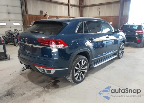 2021 Volkswagen Atlas Cross Sport 3.6L V6 Sel Premium R-Line from USA, damaged, VIN 1V2FE2CAXMC236783